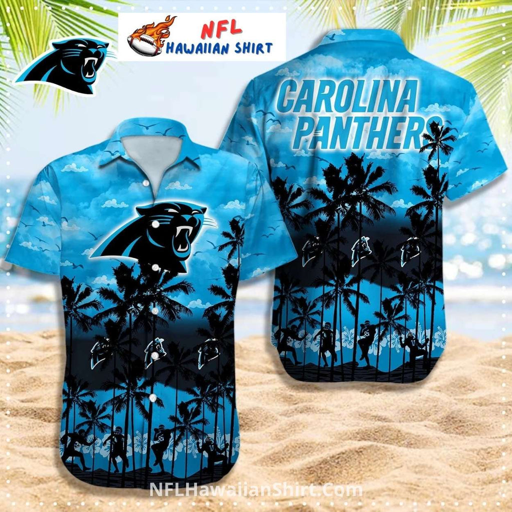 Palm Paradise Carolina Panthers Aloha Shirt – Beach Ready