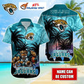 Palm Tree Sunset Jacksonville Jaguars Custom Aloha Shirt