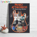 Panic At The Disco 20th Anniversary Collection Signatures Wall Art Poster Canvas