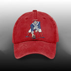 Pat Patriot Football Print Hat