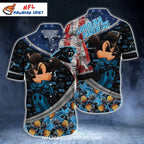 Patriotic Cartoon Carolina Panthers Aloha Shirt – Fun Pineapple