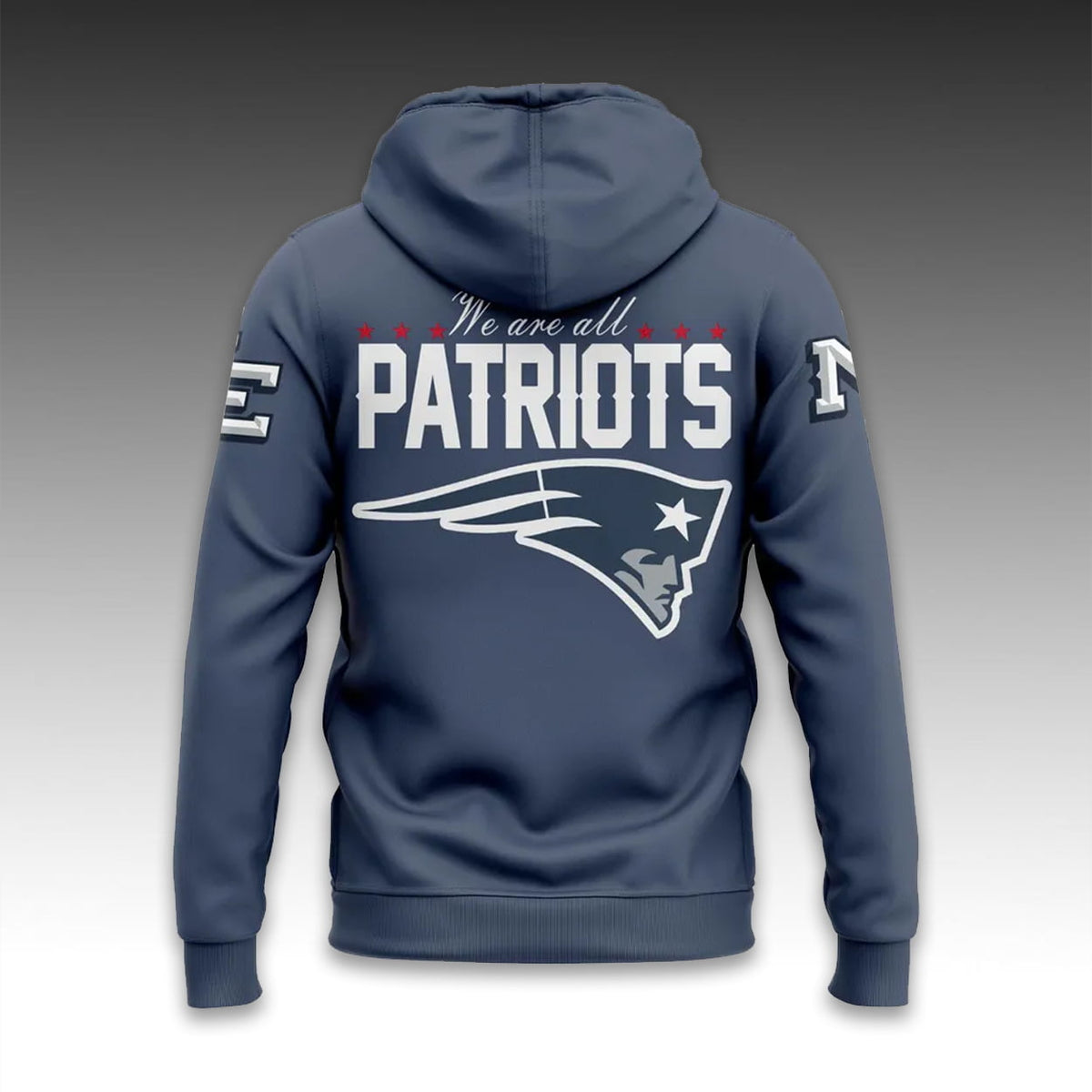 Patriots 2025 Rivalries Nor Easter Storm Blue Hoodie