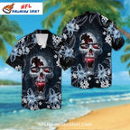 Patriots Skull & Floral Aloha Shirt – Hawaiian Style