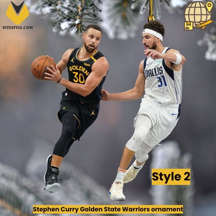 Stephen Curry sleep celebration Ornament