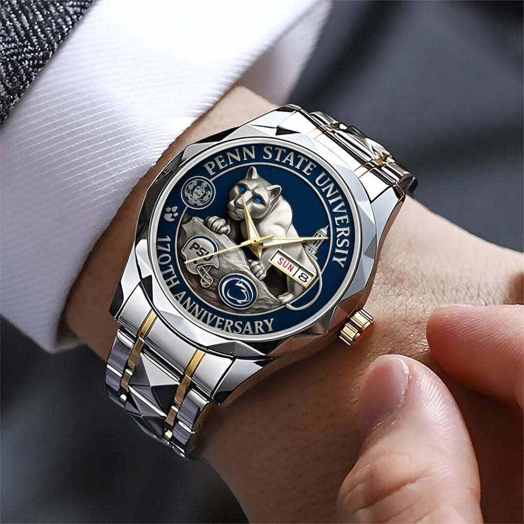 Penn State Nittany Lions Football 170th Anniversary 2025 Alloy Luxury Quartz Watch - TANTN16148