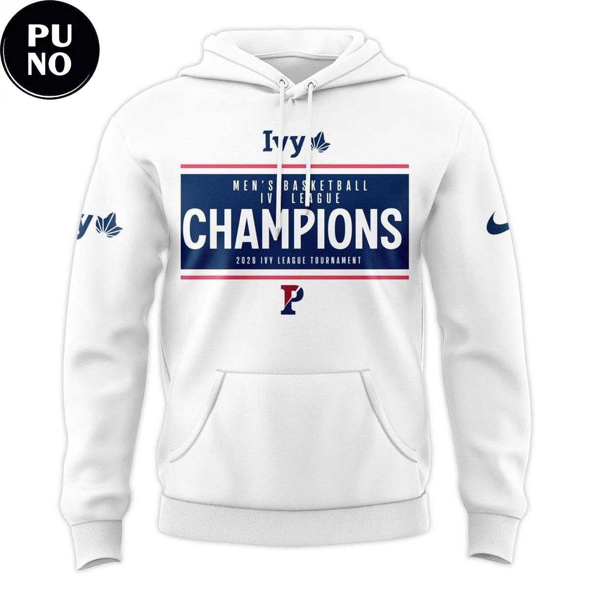 Pennsylvania Quakers 2026 Ivy League Men's Basketball Tournament Champions Hoodie T-Shirt
