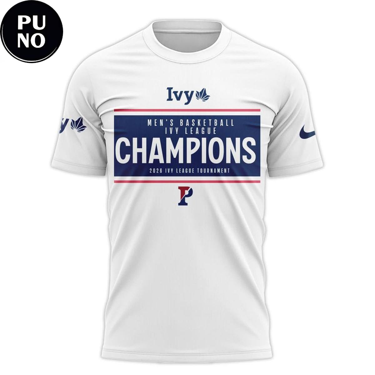 Pennsylvania Quakers 2026 Ivy League Men's Basketball Tournament Champions Hoodie T-Shirt