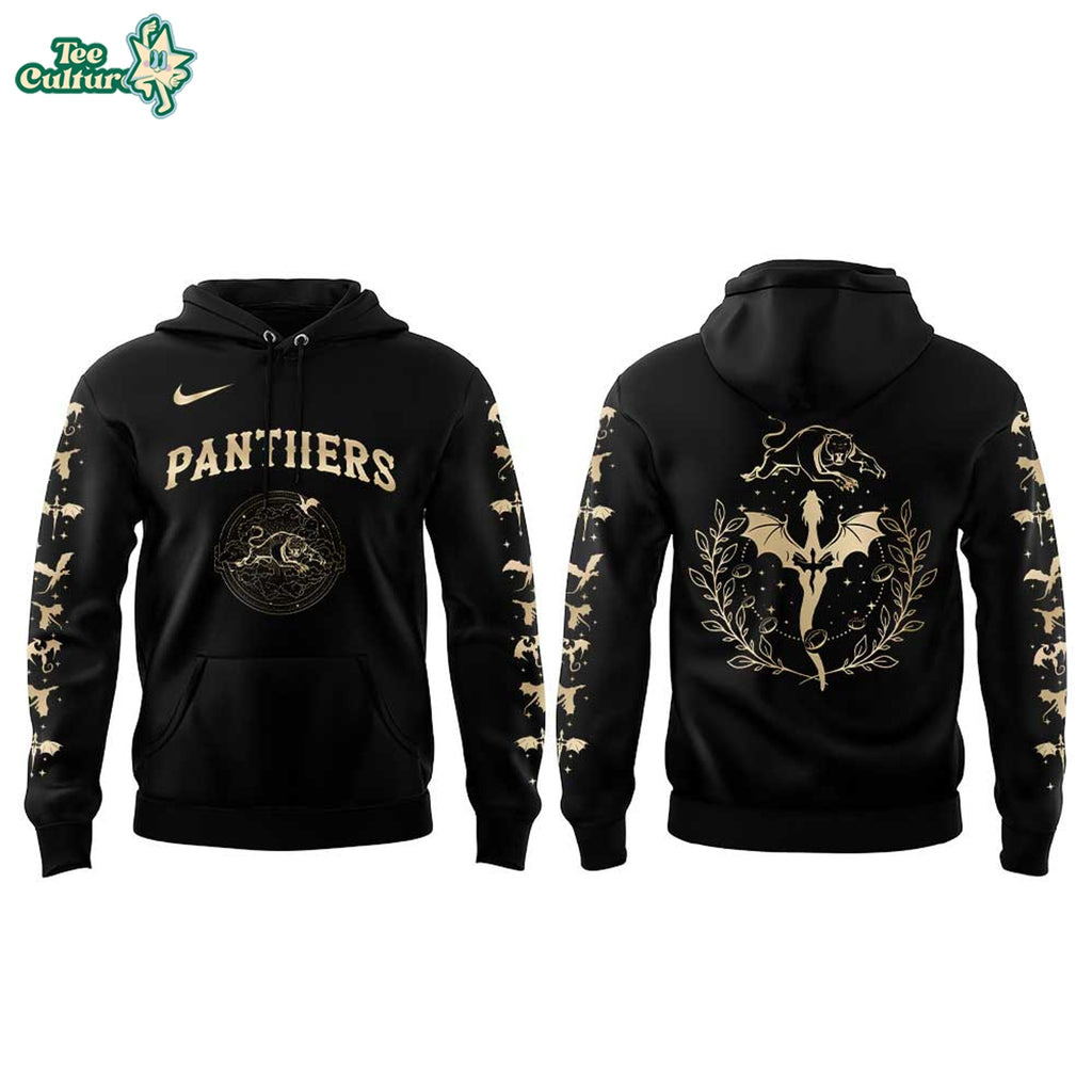 Penrith Panthers Fourth Wing Night 2026 Black Edition Hoodie