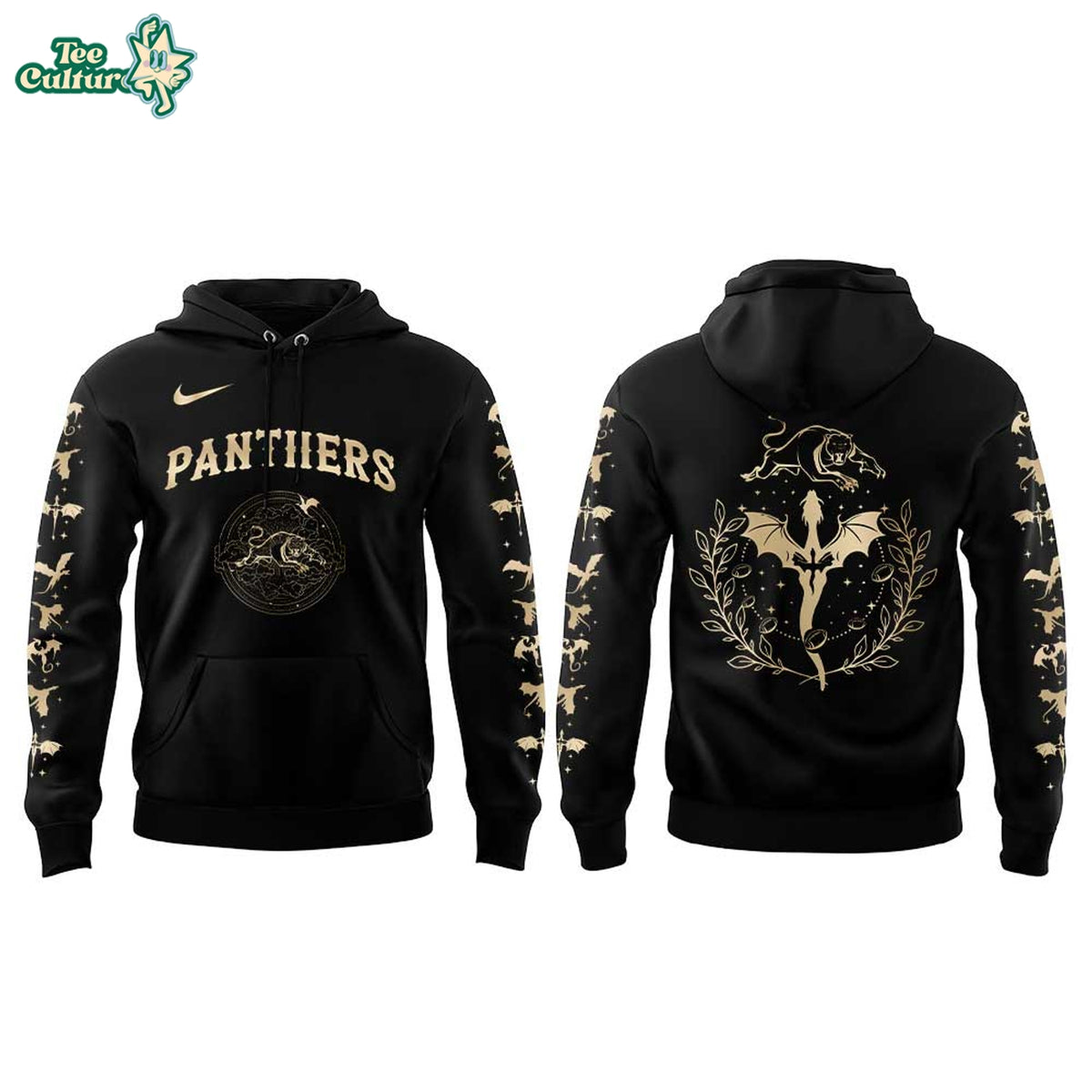 Penrith Panthers Fourth Wing Night 2026 Black Edition Hoodie