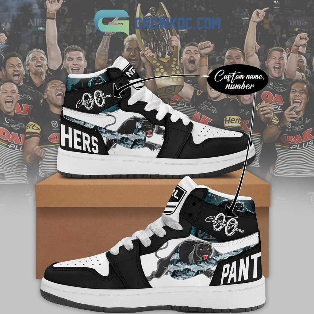 Penrith Panthers NRL Personalized Air Jordan 1 Shoes