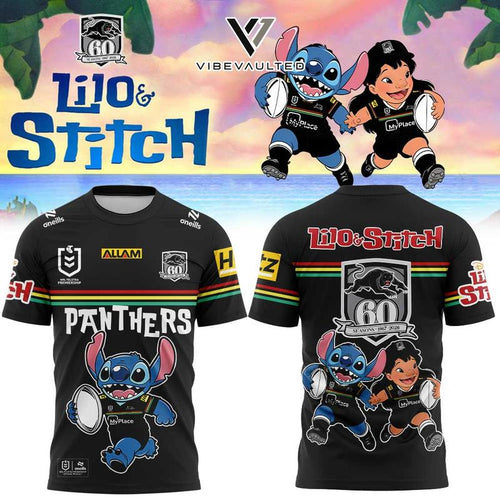 Penrith Panthers x Lilo & Stitch 2026 Special New Tee Shirt