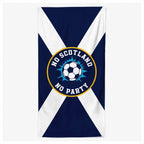 Personalised No Scotland No Party Beach Towel