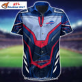 Personalized Buffalo Bills Aloha Shirt – Futuristic Armor Style
