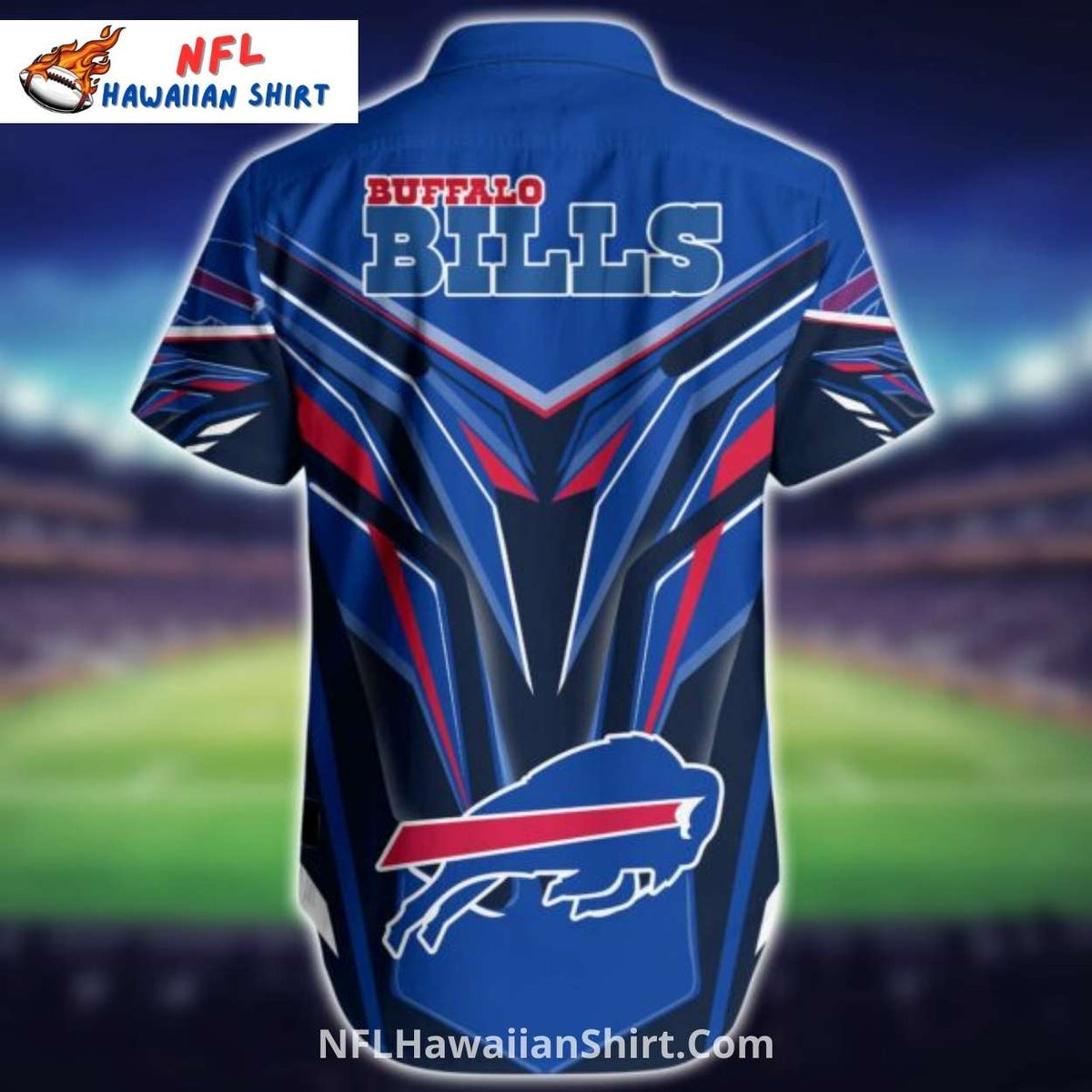 Personalized Buffalo Bills Aloha Shirt – Futuristic Armor Style
