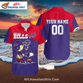 Personalized Buffalo Bills Aloha Shirt – Peanuts Football Design