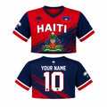 Personalized Haiti World Cup 2026 Crop Top Jersey
