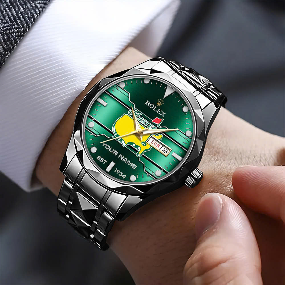 Personalized Masters Tournament x Rolex Alloy Luxury Quartz Watch - MAITM15090