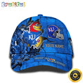 Personalized NCAA Kansas Jayhawks All Over Print Baseball Cap Show Your Pride