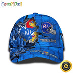 Personalized NCAA Kansas Jayhawks All Over Print Baseball Cap Show Your Pride
