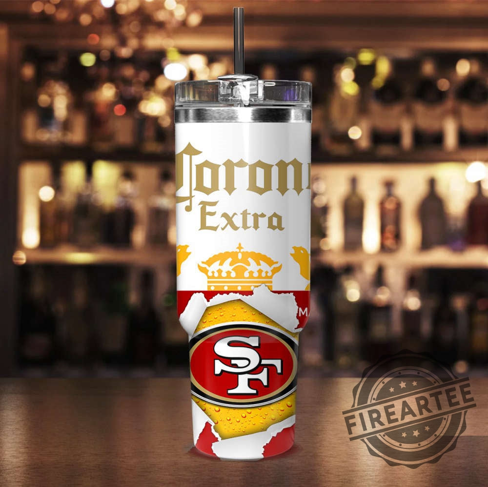 Personalized Name Corona Extra San Francisco 49Ers Tumbler