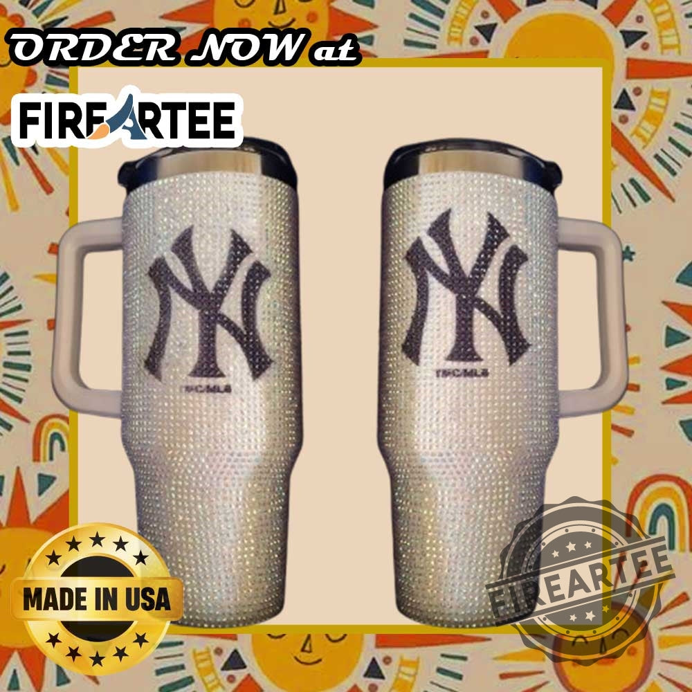 Personalized New York Yankees Rhinestone Graphic Tumbler
