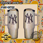 Personalized New York Yankees Rhinestone Graphic Tumbler