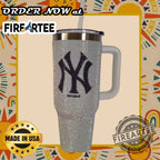 Personalized New York Yankees Rhinestone Graphic Tumbler