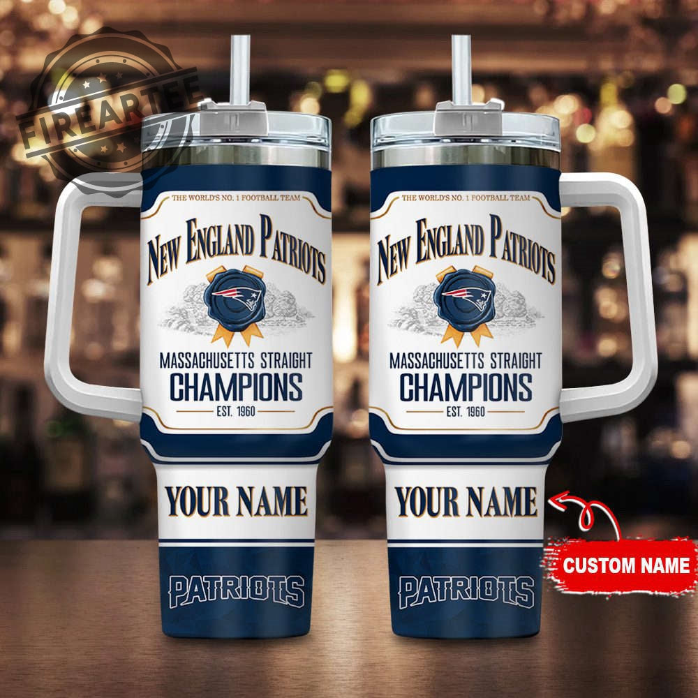 Personalized NFL Patriots Jim Beam Stanley Tumbler Gift for Fans