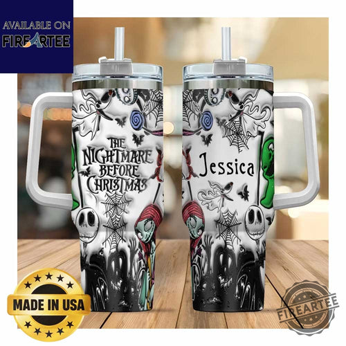 Personalized Nightmare Before Christmas Stanley Tumbler
