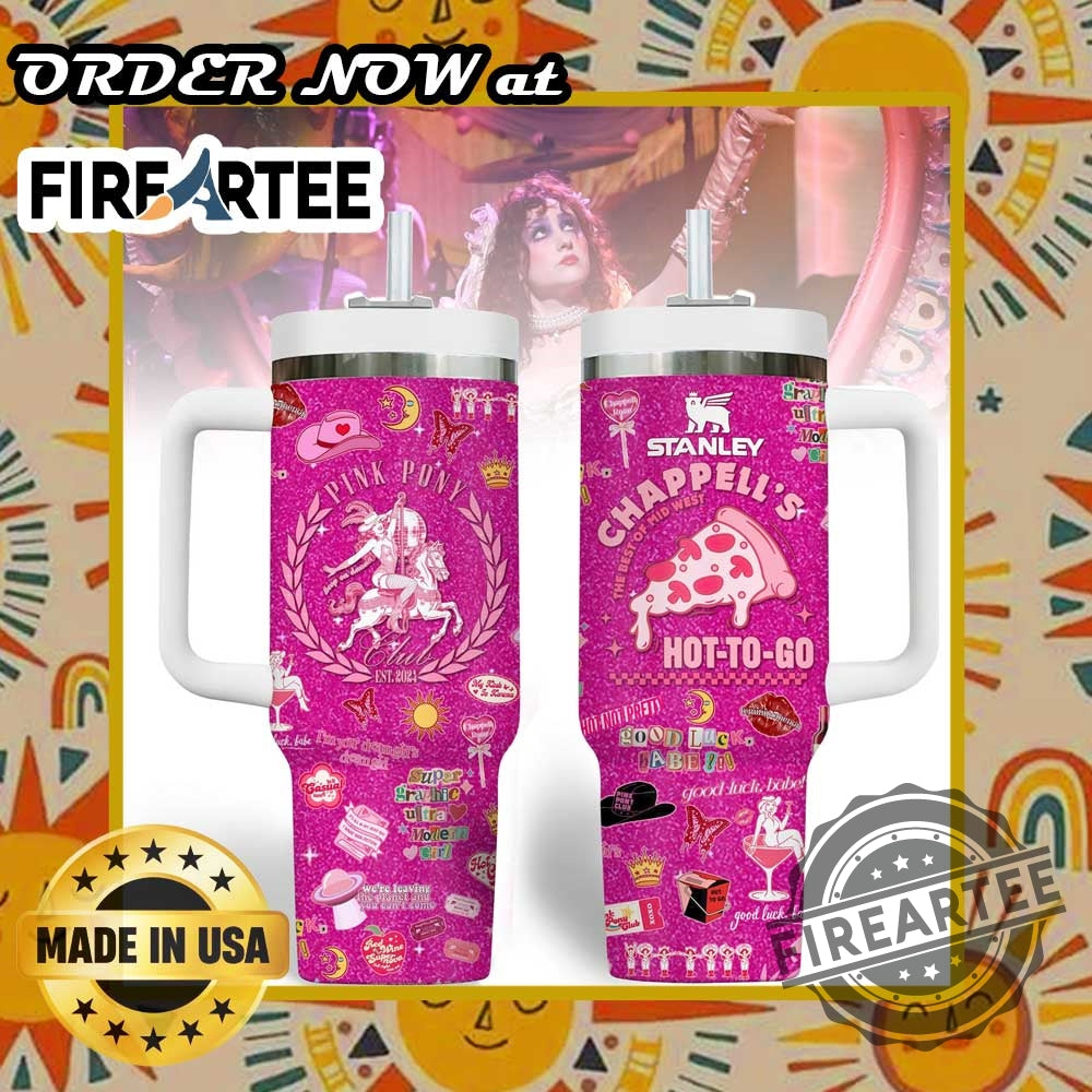 Personalized Pink Pony And Chappells Hottogo Tumbler Custom Drinkware With Retro Artwork And Fun Graphics
