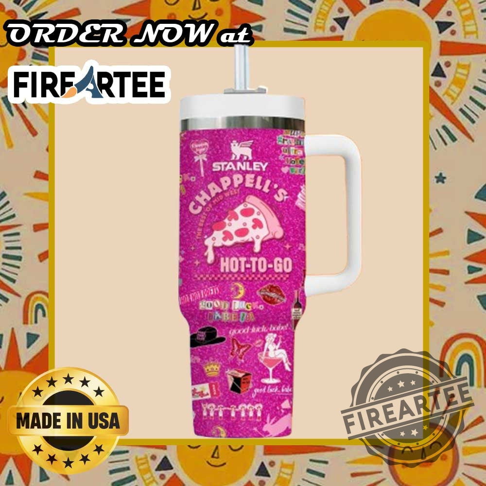 Personalized Pink Pony And Chappells Hottogo Tumbler Custom Drinkware With Retro Artwork And Fun Graphics