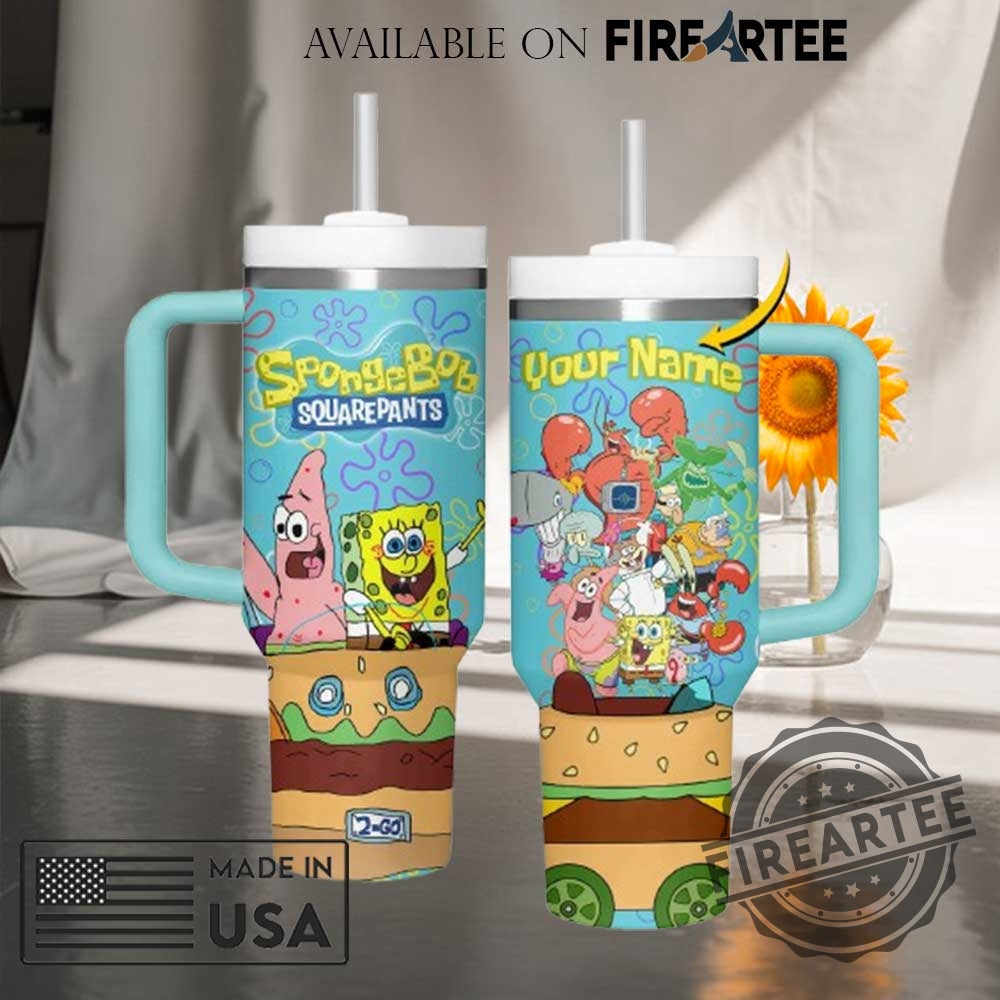 Personalized Spongebob Squarepants Tumbler