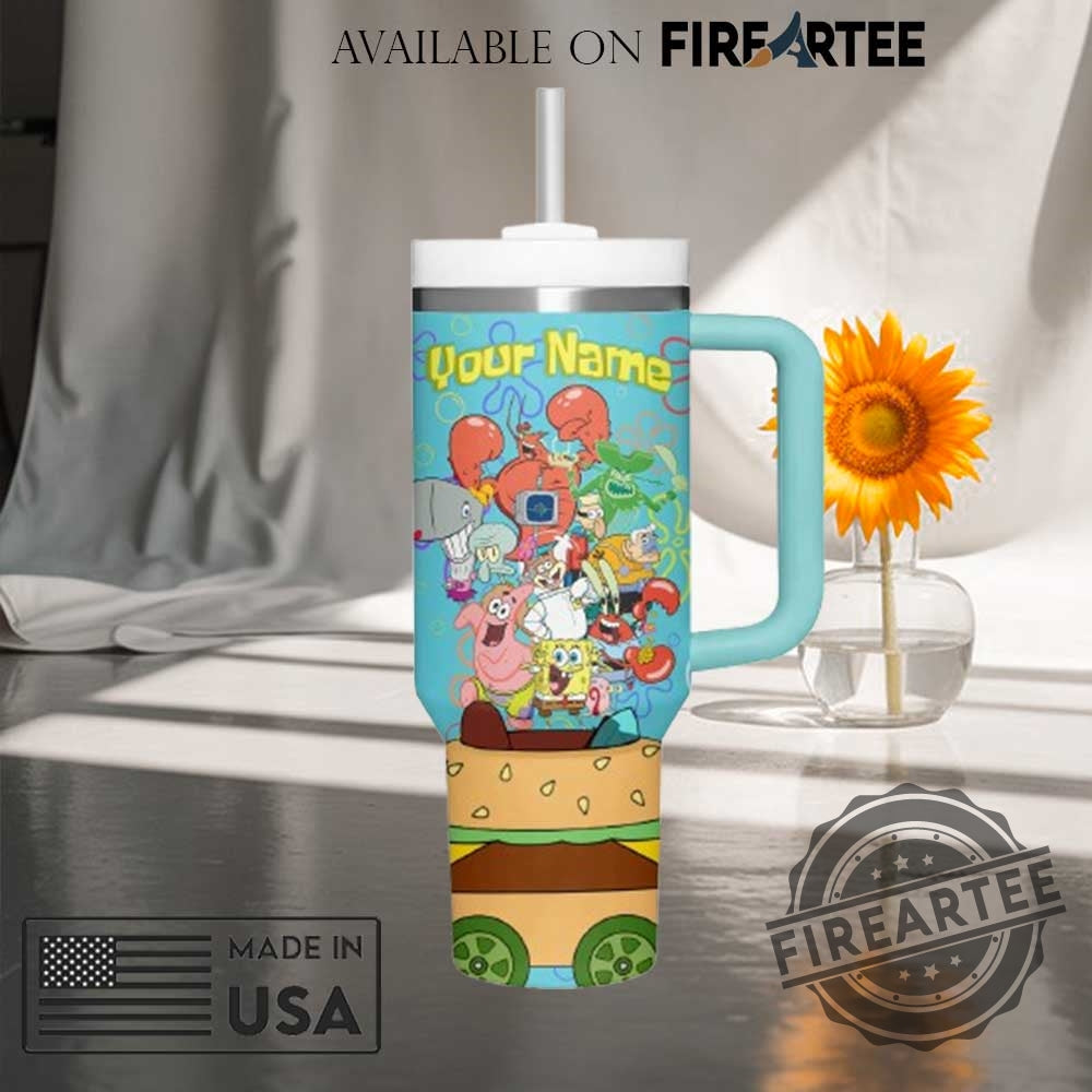 Personalized Spongebob Squarepants Tumbler