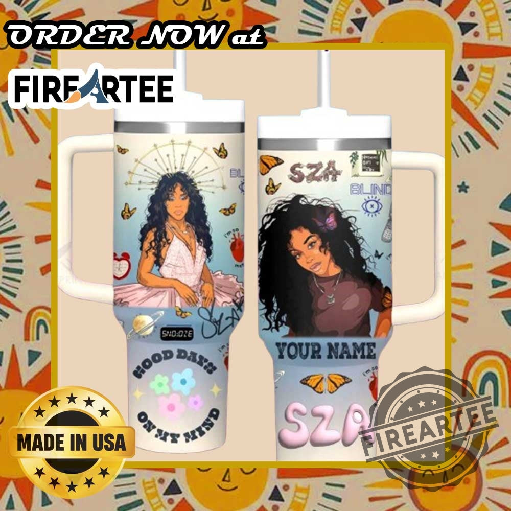 Personalized Sza Good Days Tumbler Custom Drinkware With Artistic Sza Design And Lyrics