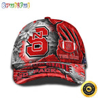 Personalized NCAA NC State Wolfpack All Over Print Baseball Cap The Perfect Way To Rep Your Team