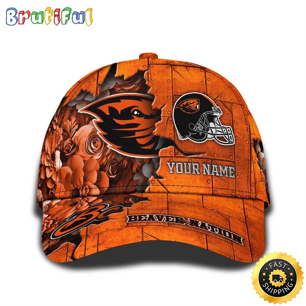 Personalized NCAA Oregon State Beavers All Over Print Baseball Cap Show Your Pride