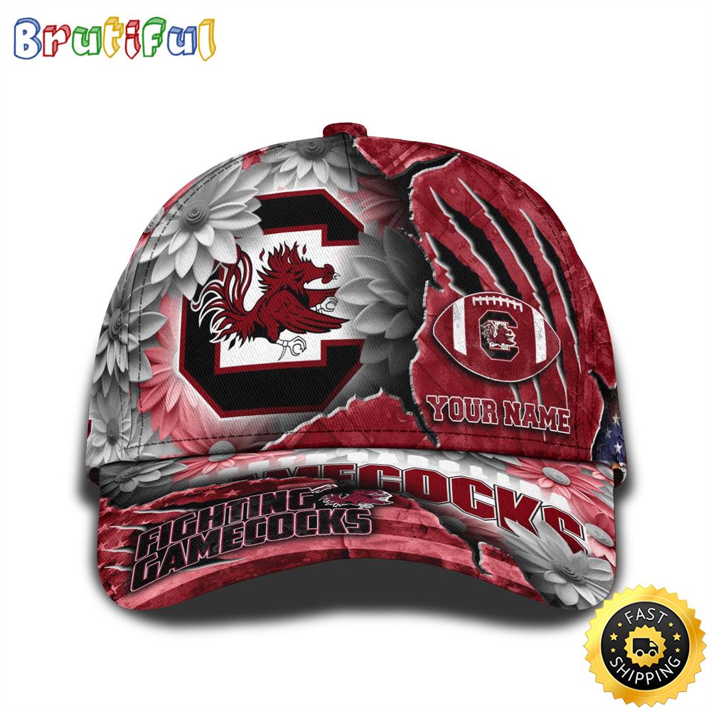 Personalized NCAA South Carolina Gamecocks All Over Print Baseball Cap The Perfect Way To Rep Your Team