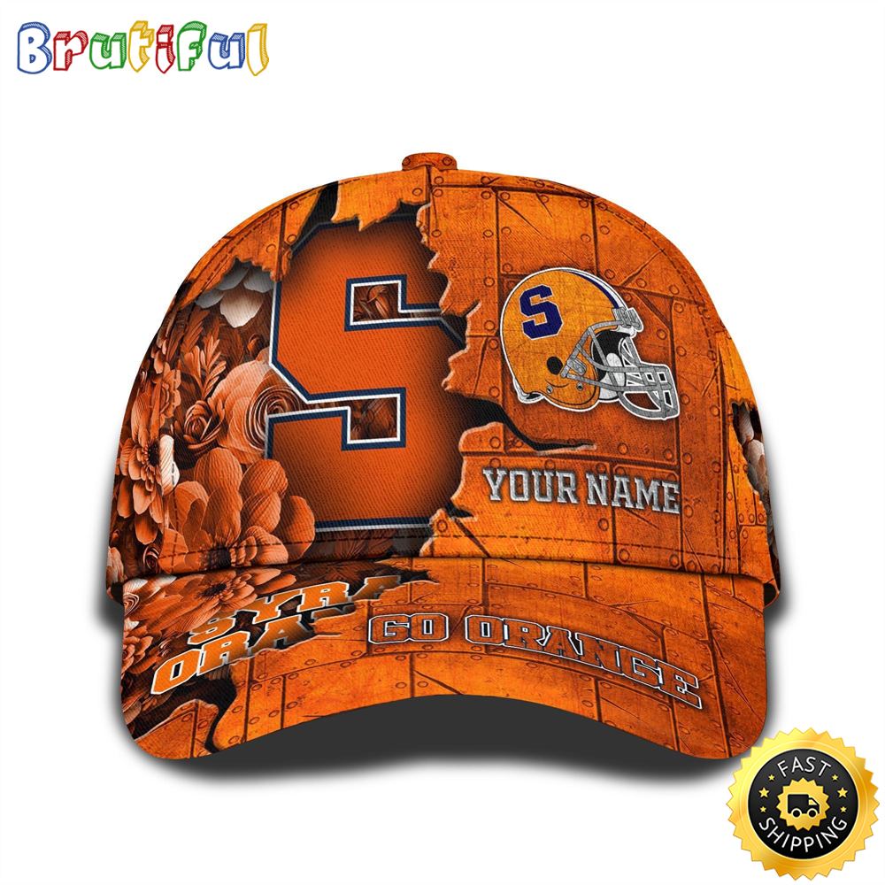 Personalized NCAA Syracuse Orange All Over Print Baseball Cap Show Your Pride