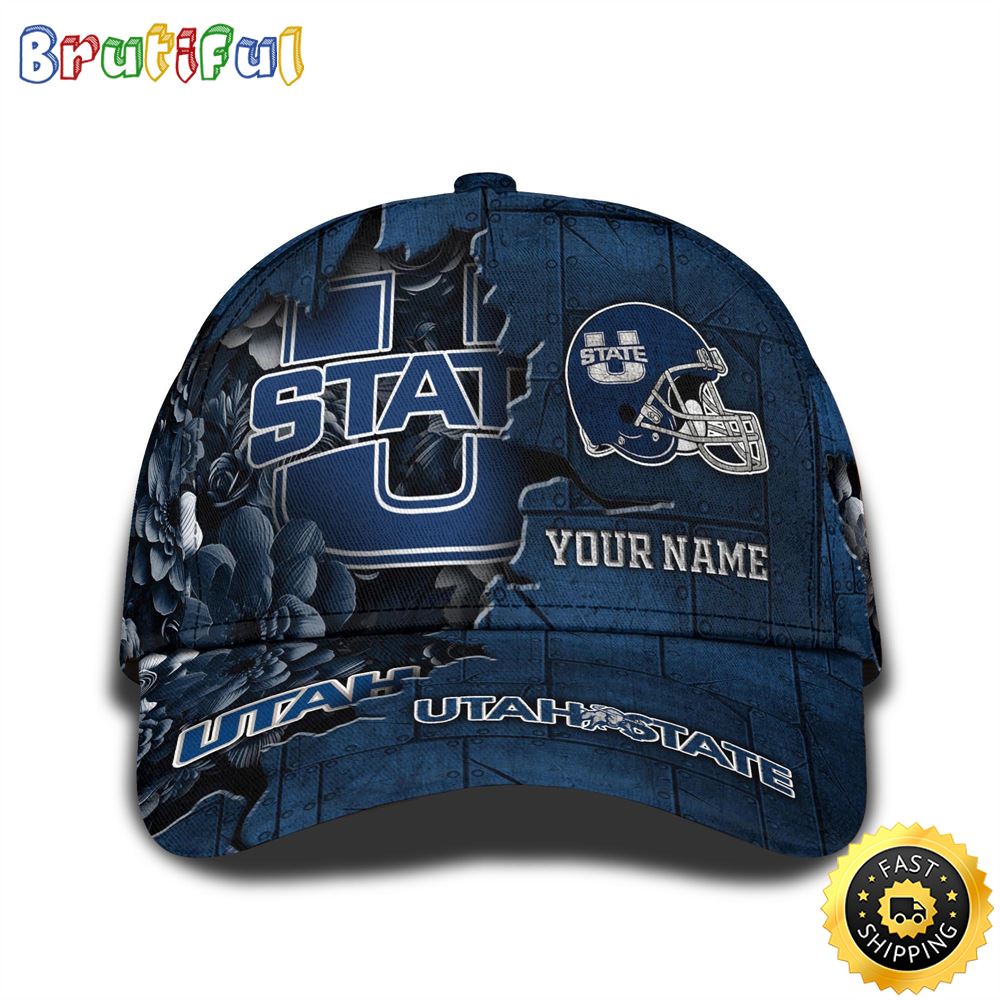 Personalized NCAA Utah State Aggies All Over Print Baseball Cap Show Your Pride