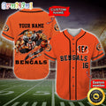 Personalized NFL Cincinnati Bengals Baseball Jersey Athletic Style Jerseys