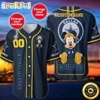 Personalized NFL Dallas Cowboys Baseball Jersey Mickey Mouse