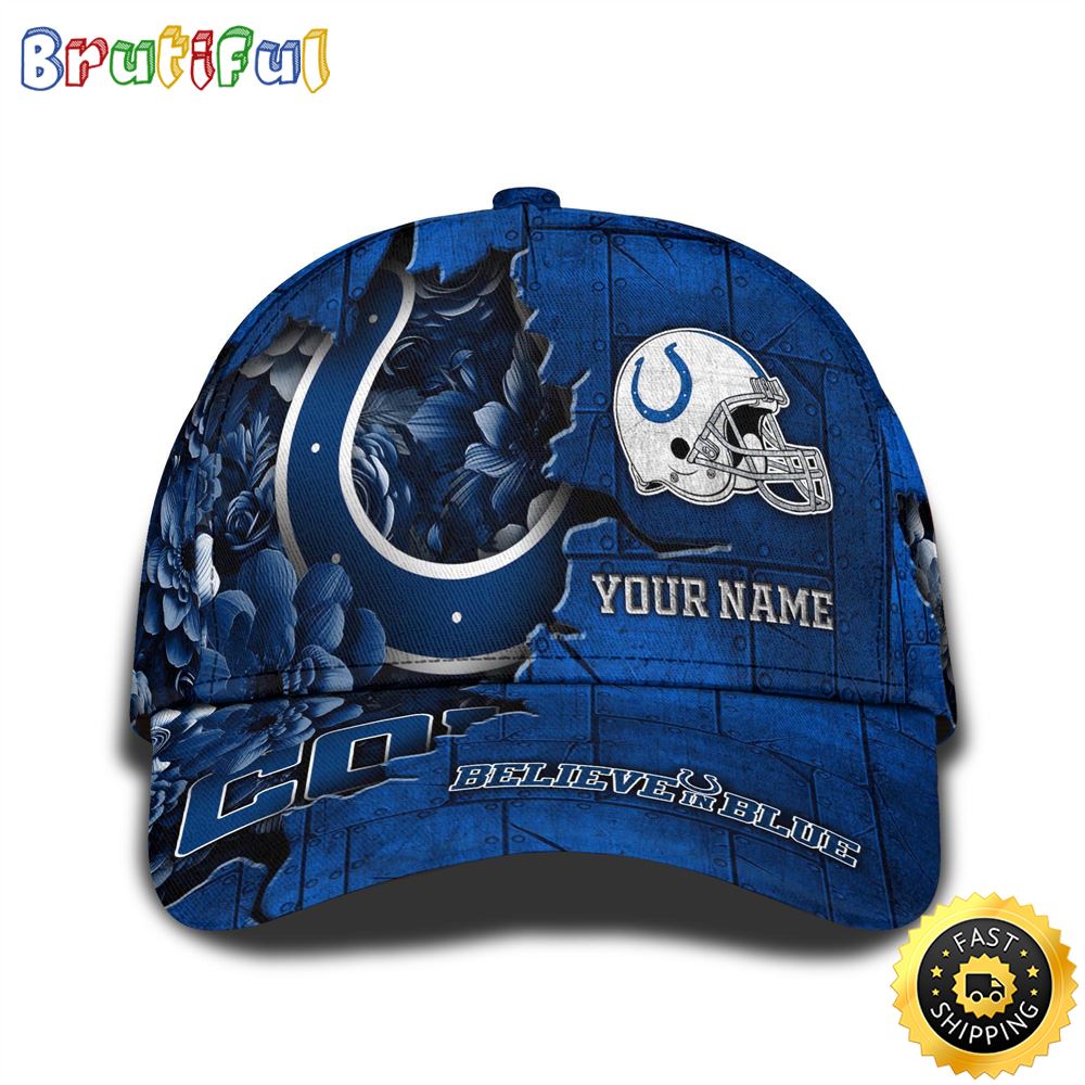 Personalized NFL Indianapolis Colts All Over Print Baseball Cap Show Your Pride