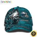 Personalized NFL Philadelphia Eagles All Over Print Baseball Cap Show Your Pride