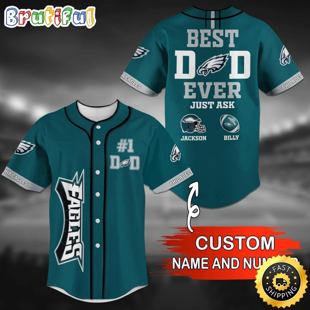 Personalized NFL Philadelphia Eagles Baseball Jersey Tradition in Jerseys