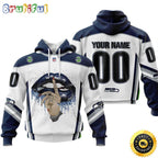 Personalized Seattle Seahawks All Over Print 3D Hoodie Please Control A Mouth Unisex Hoodie