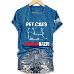 Pet Cats Punch Nazis Shirt