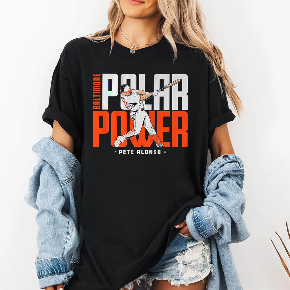 Pete Alonso Polar Power Baltimore Shirt