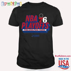 Philadelphia 76ers 2024 NBA Playoffs Defensive Stance T Shirt