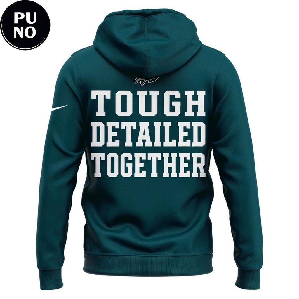 Philadelphia Eagles 2026 Tough Detailed Together Hoodie T-Shirt