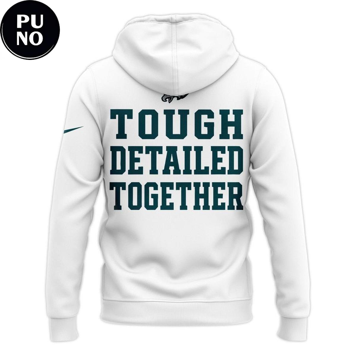 Philadelphia Eagles 2026 Tough Detailed Together Hoodie T-Shirt
